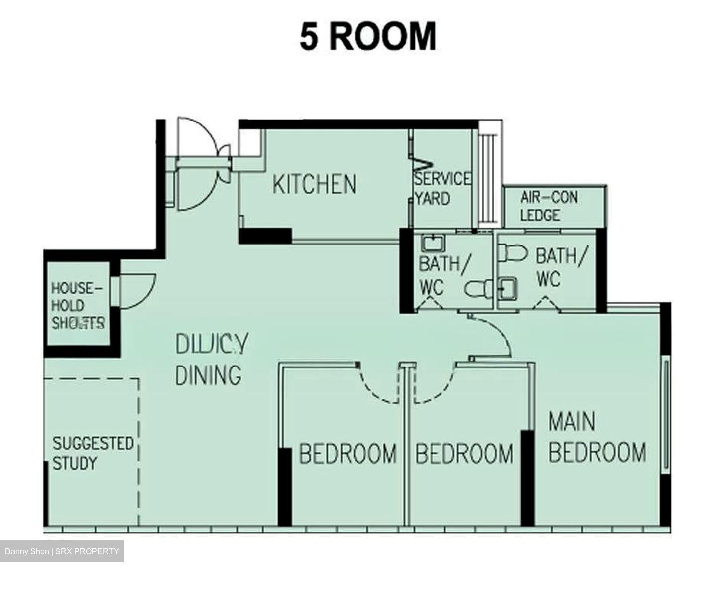 Blk 626A Tampines Greenverge (Tampines), HDB 5 Rooms #612940991